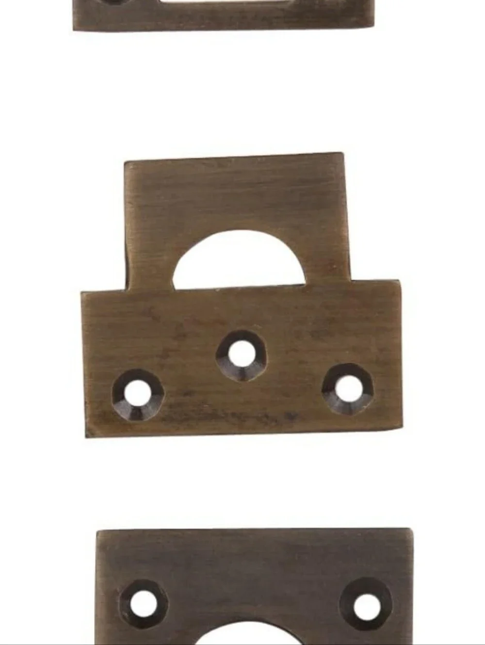3Pcs Antique Looking Brass 12in Slide Bolt Latch/Door/Gate/Cabinet/Security Lock